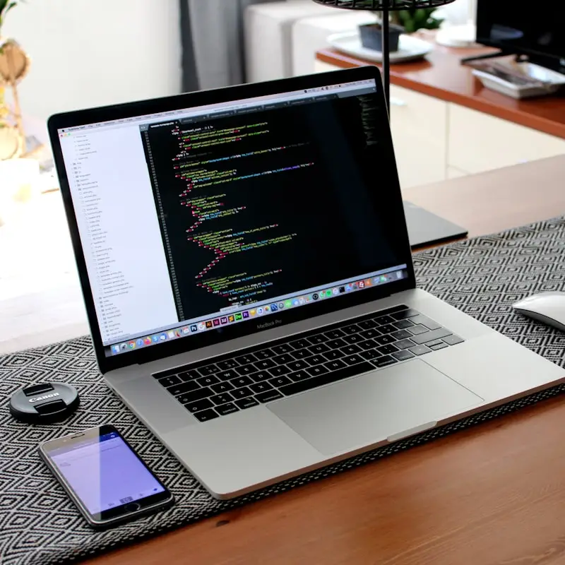Website design and development workspace